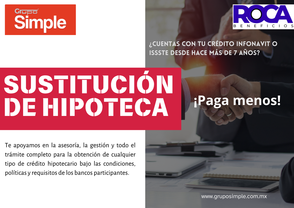 Sustitución de Hipoteca.